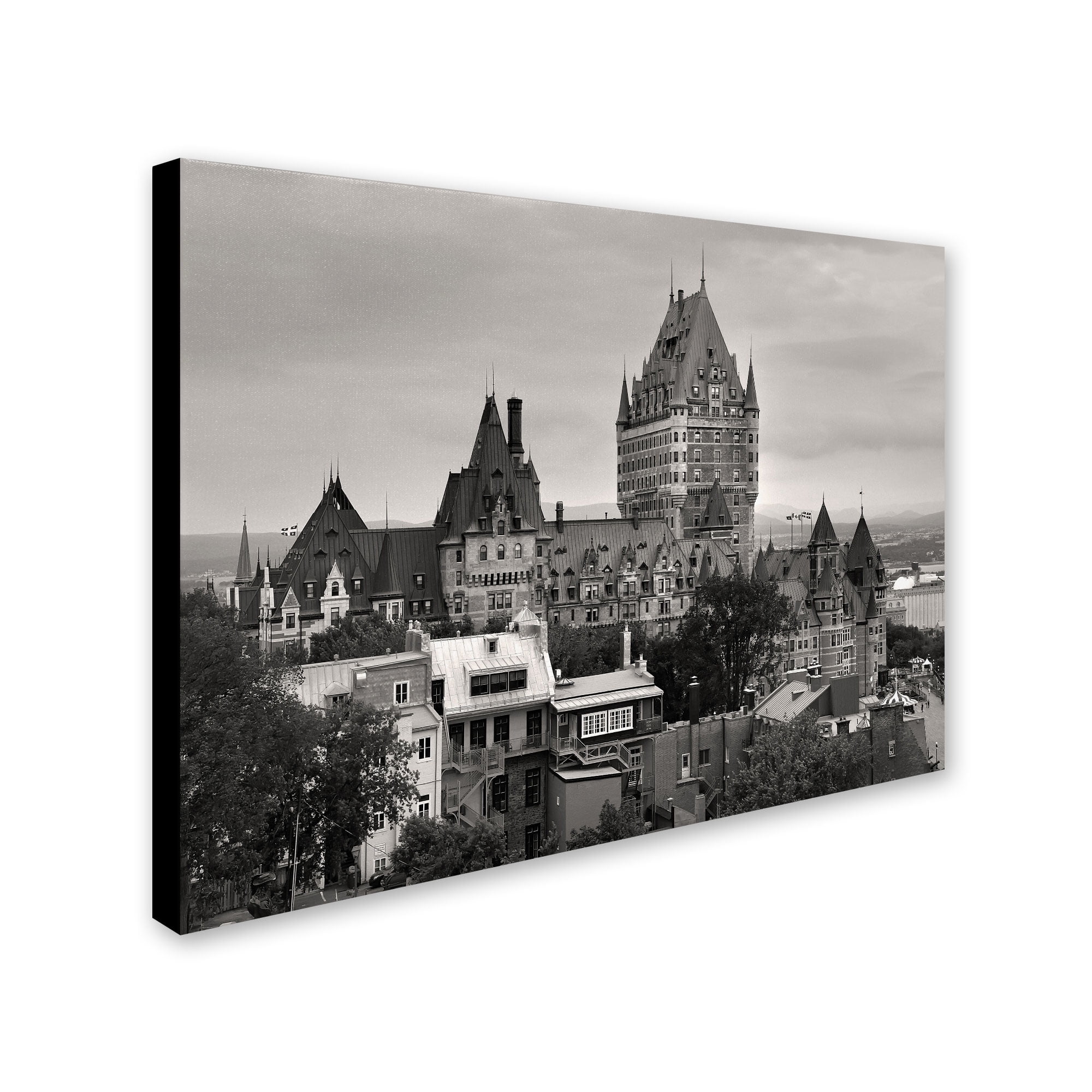 Trademark Fine Art "Quebec City" Canvas Art by Pierre Leclerc