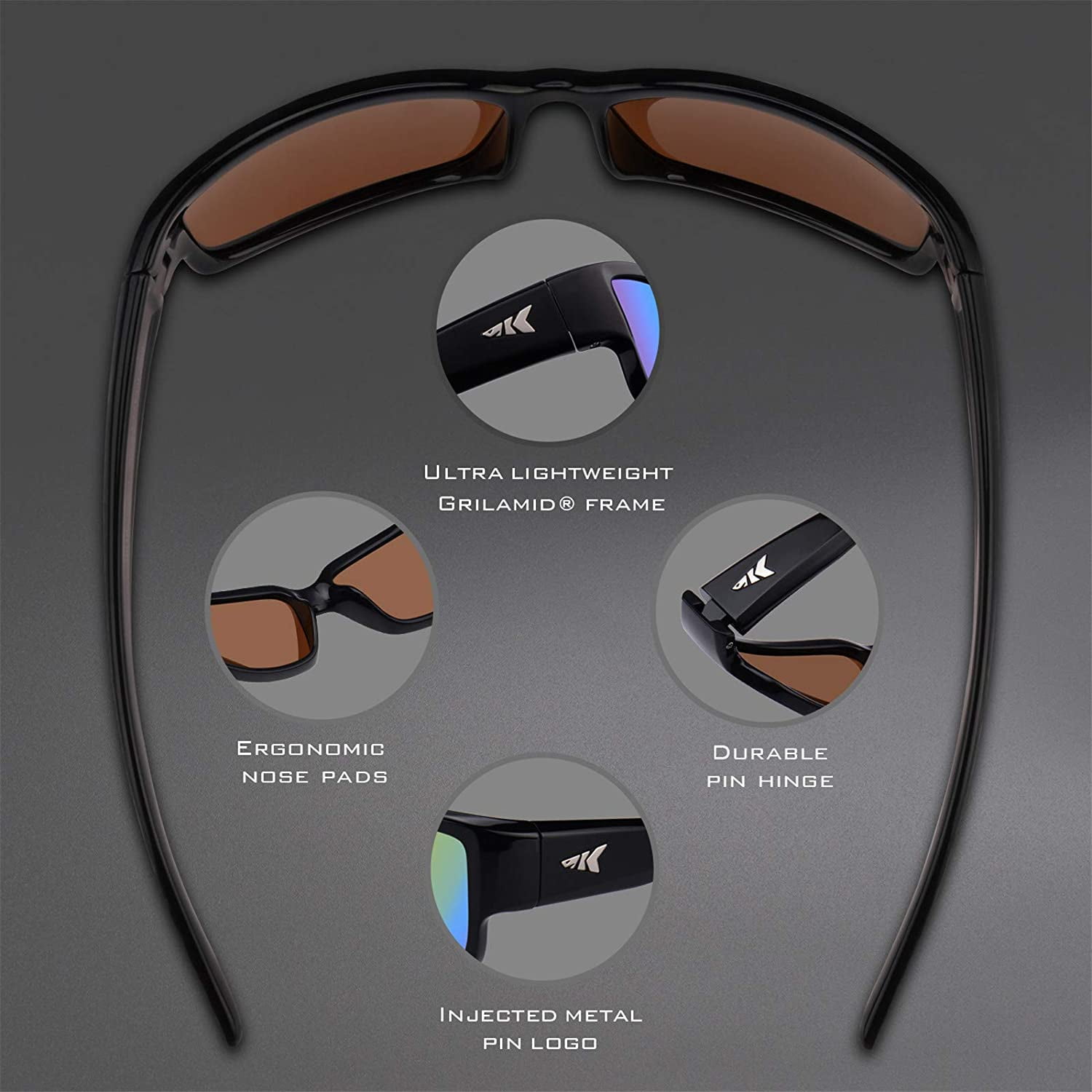 KastKing Skidaway Polarized Sport Sunglasses, UV Protection