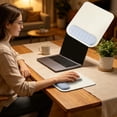 thumbnail image 4 of Ergonomic Mouse Pad with Wrist Support, Non-Slip Silicone Wrist Rest with Massage Points, Breathable Soft Gel Pad for Office Gaming Laptop Typing, Comfortable Desk Accessory for Fatigue Relief, 4 of 6