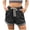 Dark Gray, variant on Jean Shorts Womens 2026 Summer Elastic High Waist Drawstring Cute Denim Shorts with Pockets