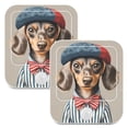 thumbnail image 7 of Yayeee 2-Pack Plug in LED Night Lights with Light Sensors Motion Detectors, Red Dog Artist, 7 of 7