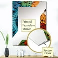 thumbnail image 3 of Designart "Jeweled Grotto with Geode Tiles" Stone Geode Oversized Wall Mirror - Traditional Landscapes Entryway Big Wall Mirror - Multiple Color Options, 3 of 6