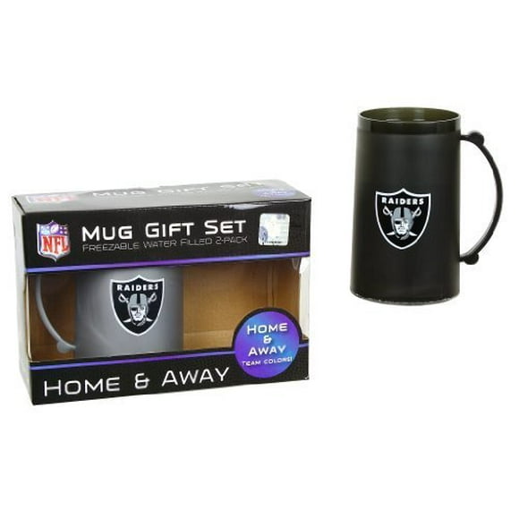 NFL Ensemble Cadeau Tasse Remplie d'Eau Oakland Raiders Congelable