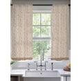 thumbnail image 2 of Pink Brown Floral Sheer Curtains 63 Inch Length 2 Panels Set, Spring Flowers Voile Window Treatment Rod Pocket Curtains Sheers Drapes for Bedroom/Living Room/Kitchen 52x"63"x2, 2 of 7