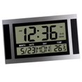 thumbnail image 3 of fastboy Digital Alarm Clock NightStand Timmer 12/24H Timing Wall Clocks Silver Black, 3 of 9