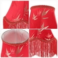 thumbnail image 4 of OULII 1Pack European Style Red Tassel Lampshade for Table Lamps 11.8x9.8in, 4 of 8