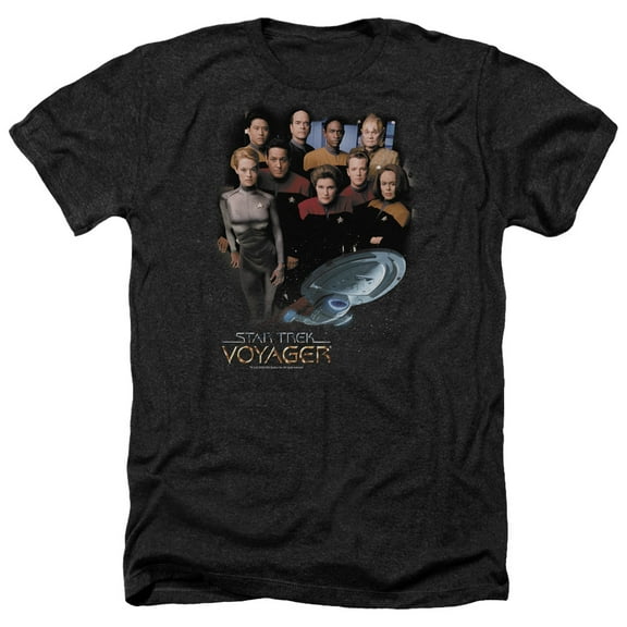 Star Trek - Voyager Crew - Heather Short Sleeve Shirt - Small