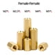 thumbnail image 3 of M2 M2.5 M3 M4 M5 Brass Standoff PCB Spacer PC Board Motherboard Hex Stand off Column Rack Stud Copper Pillar Hexagon Bolt Screw, 3 of 5