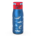 thumbnail image 5 of Zak Designs 13.5 Ounce Stainless Steel Insulated Water Bottle, Sharks, 5 of 5