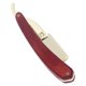 thumbnail image 1 of Men Stainless Steel Manual Beard Blade Holder Professional Beech Handle Barber Straight Beard Trimmer Rack, 1 of 5