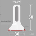 thumbnail image 3 of Umbral de Barrera de agua, de agua de para puerta de sin marco Protector contra salpicaduras de fregadero Sunnimix Presa de umbral de baño, 3 of 8