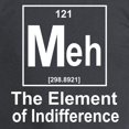 thumbnail image 3 of CafePress - Element Meh Long Sleeve Dark T Shirt - Long Sleeve Dark T-Shirt, 3 of 4