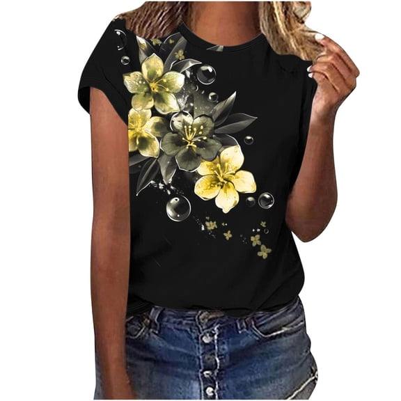 Work Out Shirts Gym Loose Plus Size Womens Workout Tops Long Length Cute Crop Tops for Women Trendy Short Sleeve Tunic Tops for Women XS