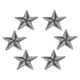 thumbnail image 1 of 6 parches termoadhesivos con forma de estrella para reparar ropa y zapatos. Gris oscuro, 1 of 9
