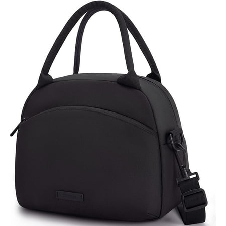 

Lunch Bag Women Isothermal Bag Packaged Food Thermal Bags Thermo Pouch Kids Lunch Bag-Black