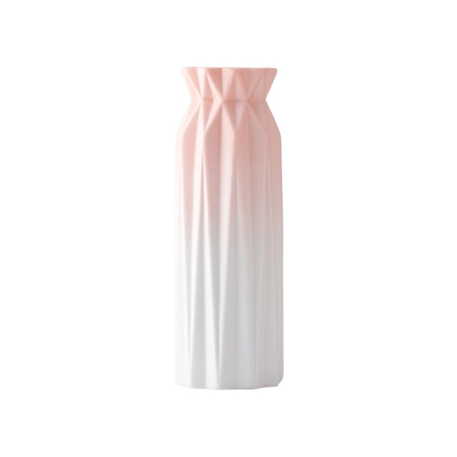 Ceramic Vase Pinky Gradient Decorative Flower Vase For Living Room Dining Table Coffee Table Centerpiece Home Decor