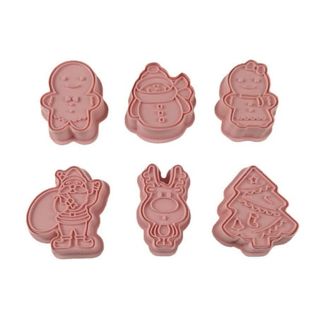 

Kafei Christmas Baking Molds Safe Silicone Molds for Baking Set of 6 Non-stick DIY Silicone Baking Molds for Cookies and Hard Candies