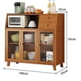 thumbnail image 2 of Alacenas para Cocina, Mueble para Cocina Nórdico 3 Puertas, 2 Cajones, Bufetera Mueble, Credenza Recibidor, Credenza Bufetera Moderno para Cocinas, Comedor, Pasillo, 2 of 4