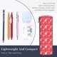 thumbnail image 3 of Disketp Hello Summer Flamingo Estuche Organizador de Lápices de Cuero, Estuche de Oficina con Cremallera para Bolígrafo y Lápiz, 3 of 6