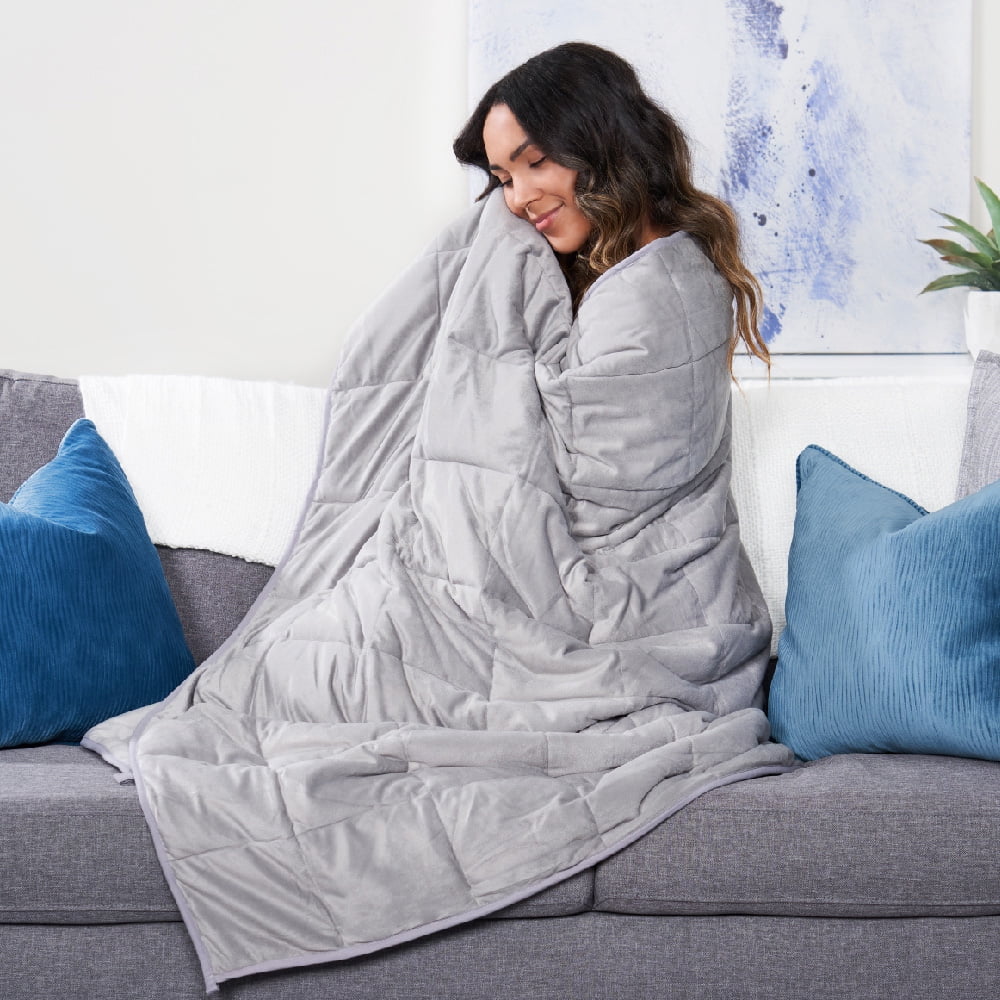 Dual Climate Weighted Blanket 10 lbs Gray in Nepal at NPR 9954 Rating 5