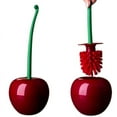 thumbnail image 3 of PAPADA Toilet Brush Cute Cherry Shape Lavatory Brush Toilet Brush Holder Set, 3 of 15