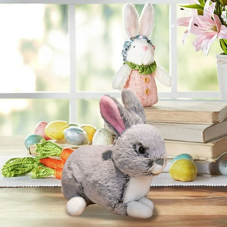 Plush Easter Rabbit Bunny Cuddle Plush Easter Bunny Plush Toy 12 Inch Soft Filled Long Ear ...