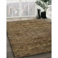 thumbnail image 3 of Ahgly Company Machine Washable Indoor Rectangle Abstract Sepia Brown Area Rugs, 8' x 10', 3 of 7