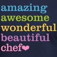 thumbnail image 3 of CafePress - Amazing Chef T Shirt - Men's Fitted T-Shirt, 3 of 4