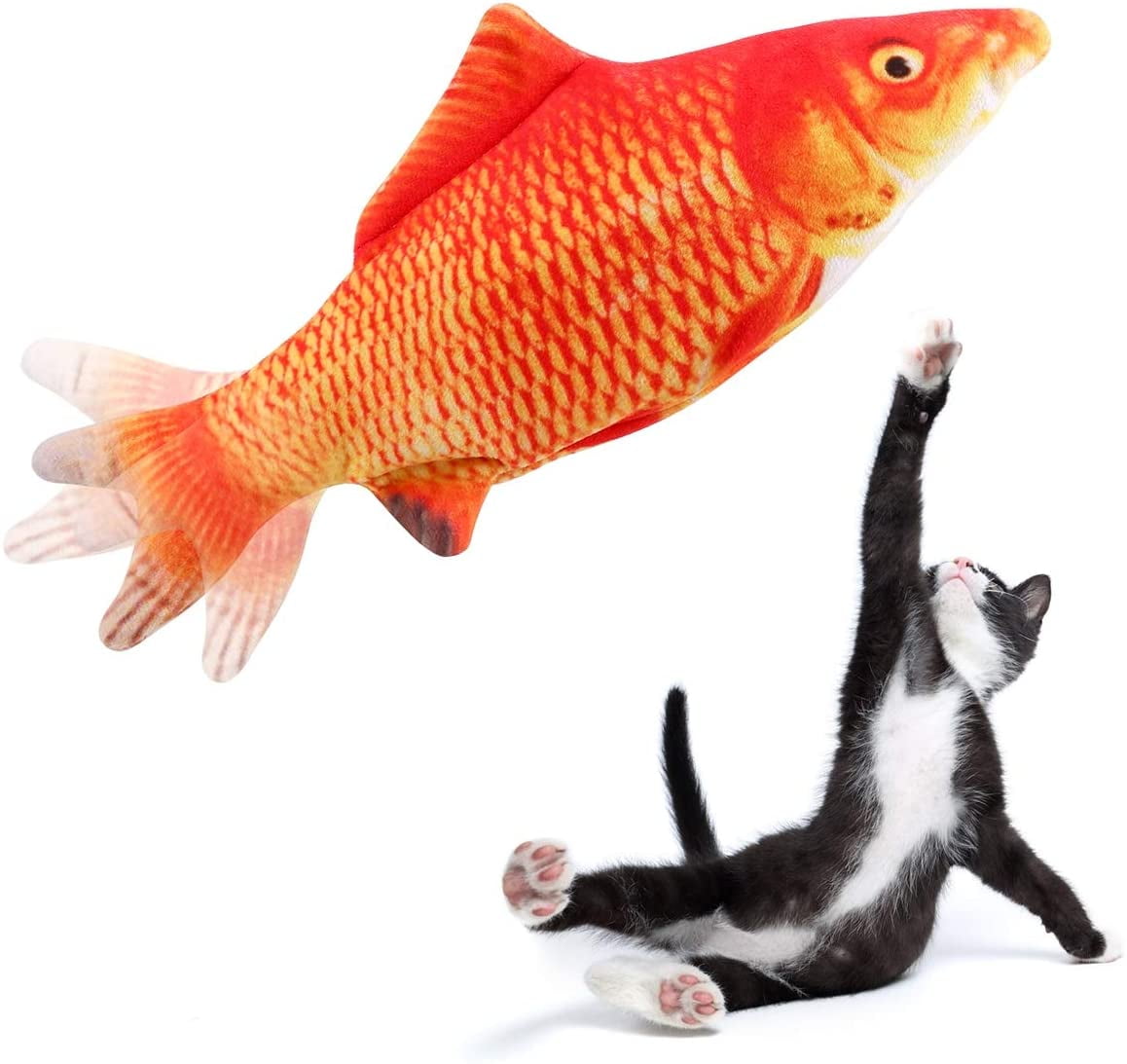 Fish Cat Toy Moving Fish Toy Flopping Fish Cat Toy for Cats Interactive