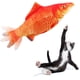 thumbnail image 1 of Beewarm Flopping Fish Cat Toy - 4 tipos de peces para elegir - Motion Kitten Toy, Plush Interactive Cat Toys, Fun Toy para Cat Exercise Red Carp brillar Hogar, 1 of 5