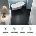 thumbnail image 5 of 12 X 12 Inch Black Interlocking Deck Tiles Plastic Waterproof Outdoor All Weather Anti-Slip Bathroom Shower Balcony Porch Strong Weight Capacity Upto 440 Lbs, Pebble Stone Pattern Pack of 12, 5 of 9