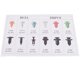 thumbnail image 2 of 330 piezas de sujetadores de plástico para coche mixtos - Barro automático Clips de retención Hebilla de puerta para, 2 of 5