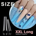 thumbnail image 2 of Extra Long Coffin Nail Tips, FITDON 480pcs XXL Long Ballerina False Nail Tip, 2 Boxes, 2 of 7