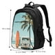 thumbnail image 5 of Easygdp Vintage Surf Van Beach Mochila para Laptop de Viaje con Puerto USB, Mochila para Laptop con Puerto de Carga USB para Mujeres y Hombres, 5 of 7