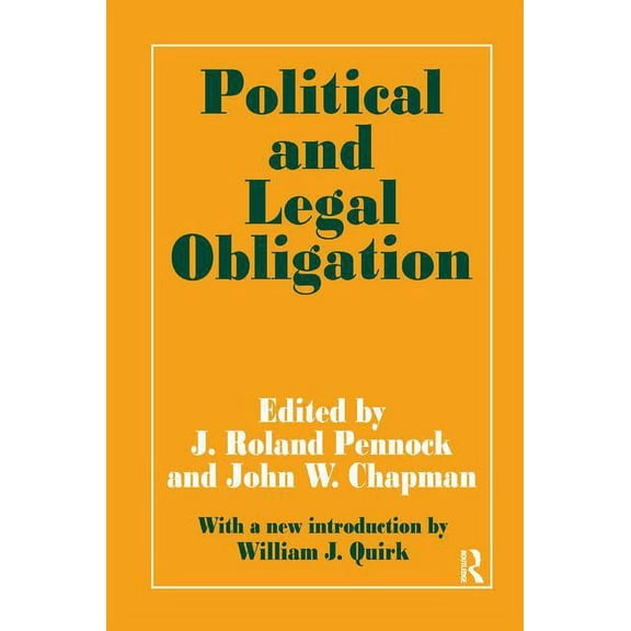 Political and Legal Obligation, (Hardcover)