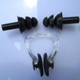 thumbnail image 2 of Tapones para los oídos de natación, tapones para los oídos de silicona reutilizables impermeables profesionales actualizados 2021 Clip para la nariz negro Sailing Electrónica, 2 of 4