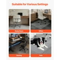 thumbnail image 6 of VEVOR Chair Mat with Lip, 36 x 48-inch Office Chair Mat for Low Pile Carpeted Floors, Plastic Floor Protector Rug with Studded, Non-Slip & Easy to Clean, Smooth Glide Under Desk Rug for Home Office, 6 of 9