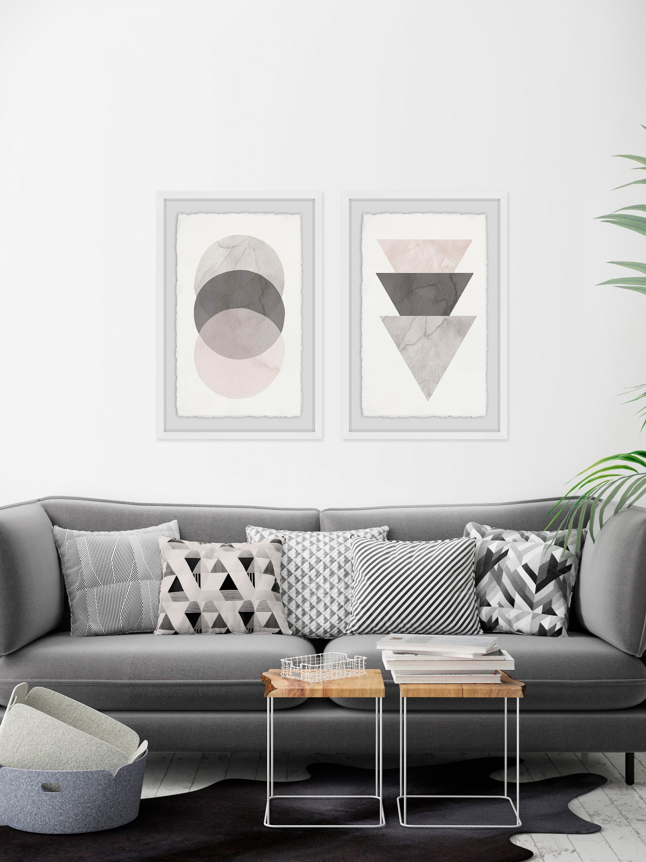 Marmont Hill Triple Shade Diptych, 24" x 32"
