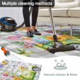 thumbnail image 5 of Easter Truck Outdoor Rug for Patio/Deck/Porch, Non-Slip Large Area Rug 3 x 5 Ft, Spring Floral Eggs Butterflies Leaves Gray Plaid Indoor Outdoor Rugs Washable Area Rugs, Camping Rug Carpet Runner, 5 of 8