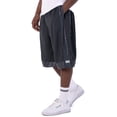 thumbnail image 4 of Pro Club Men's Heavyweight Mesh Basketball Shorts, Charcoal, Large, 4 of 4