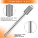 thumbnail image 2 of Juego de talla de piedra con brocas de diamante de 40 piezas Compatible con herramientas rotativas Dremel, 2 of 5