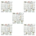 thumbnail image 1 of Transemion 5pack/lot Wedding Stickers Kits With Unique Designs For Scrapbooking 5Set, 1 of 6