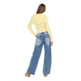 thumbnail image 5 of Forever 21 Women's Butter Yellow Hooded Cable Knit Cardigan Sweater, S, 5 of 6