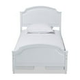 thumbnail image 3 of Baxton Studio Elise Classic and Traditional Transitional White Finished Wood Twin Size Storage Platform Bed, 3 of 7