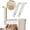 Cream White, variant on Coutexs 2Pcs Metal Foldable Over‑Door Drying Rack, Retractable No‑Drill Hanger with 90‑Degree Opening, Fits Thin Doors up to 1.85 in, Gray