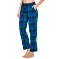 thumbnail image 3 of Ashford & Brooks Women’s Pajama Set | Cotton Knit Top & Flannel Pants Sleepwear PJs, 3 of 5