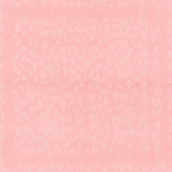Ahgly Company Machine Washable Indoor Square Solid Red Modern Area Rugs, 5' Square
