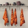 thumbnail image 5 of Kitchen Towels 3D Print Dragon Fire Pattern Cleaning Towel Absorbent Hand Towels Tea Towels for Home Restaurant Dish Clean 28" x 18", 1PC, 5 of 7