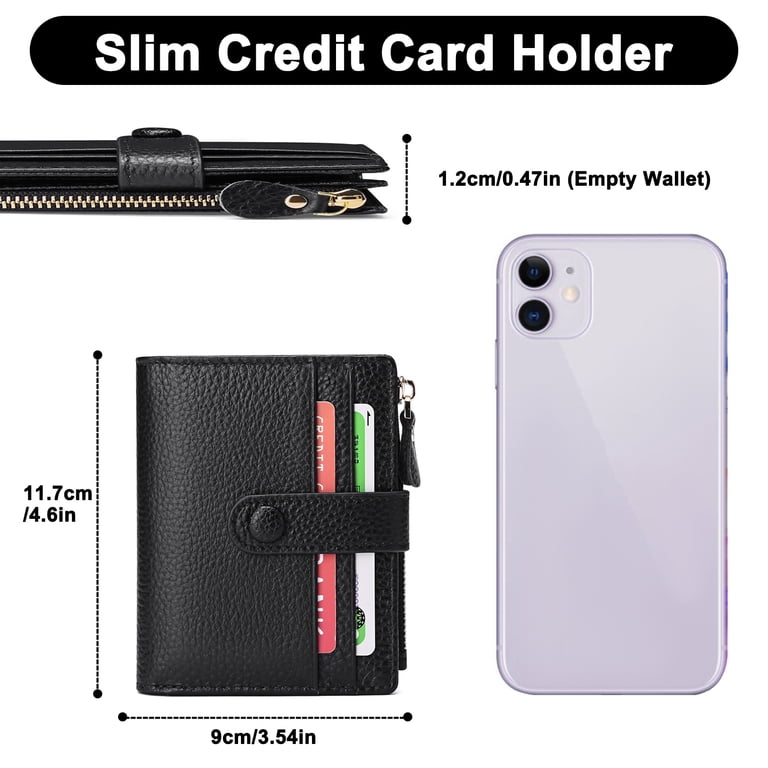 FALAN MULE Small Slim Bifold Leather Women's Wallet photo 3