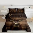 thumbnail image 2 of Homewish Wildlife Deer 2pcs Bedding Comforter Set For Kids Children Teens,Woodland Animal Twin Comforter Sets,Lodge Cabin Breathable Bedding Set,Luxury Bedroom Decor,Reversible, 2 of 8